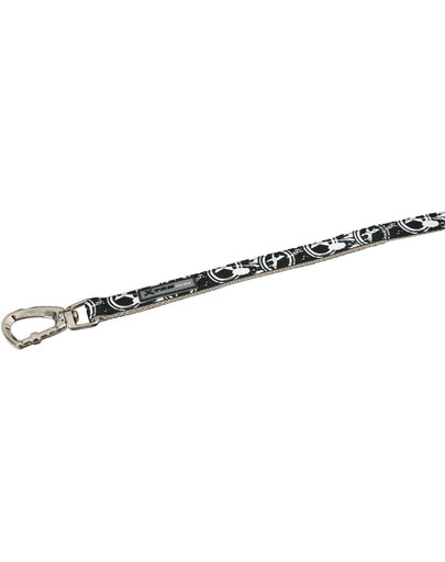 Smycz taśmowa x-trm 1.2 m - 20 mm czarny