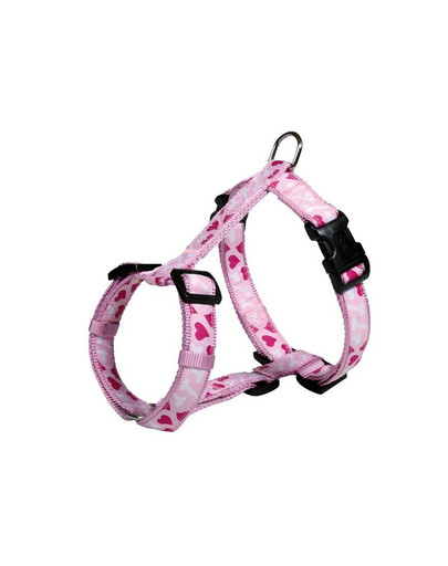 Szelki roseheart ( XS - S ) 30 - 40 cm / 15 mm różowy