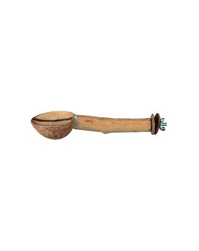 Grzęda bambusowa z miską 25 cm