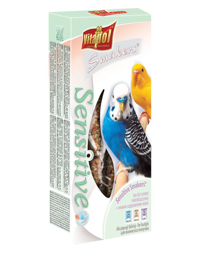 Smakers sensitive dla papużki falistej 80 g
