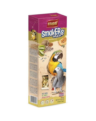 Smakers dla dużych papug - kiwi 450 g