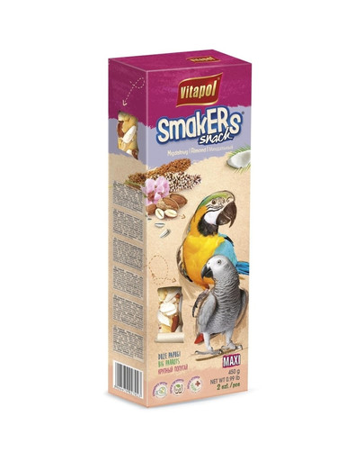 Smakers migdałowy dla dużych papug 450 g