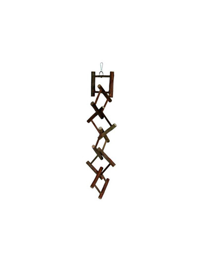 Zabawka drewniana dla ptaków 50 cm