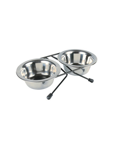 Stojak z miskami 2 x 1.8l