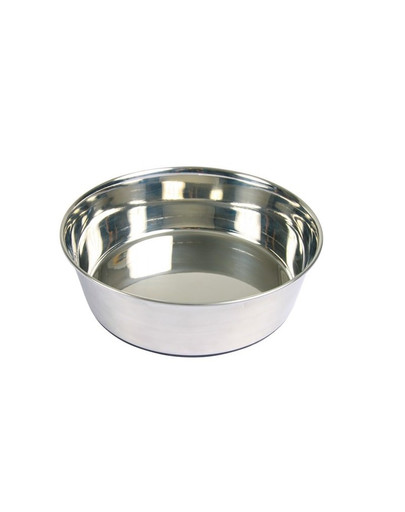 Miska metalowa z gumową podstawą 0.5 l/14cm