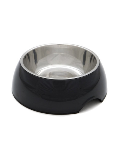 Miska melamina DB01 M 17.5 x 6.5 cm czarna
