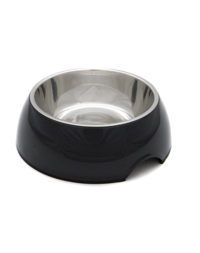 Miska melamina DB01 L 22 x 7.5 cm czarna