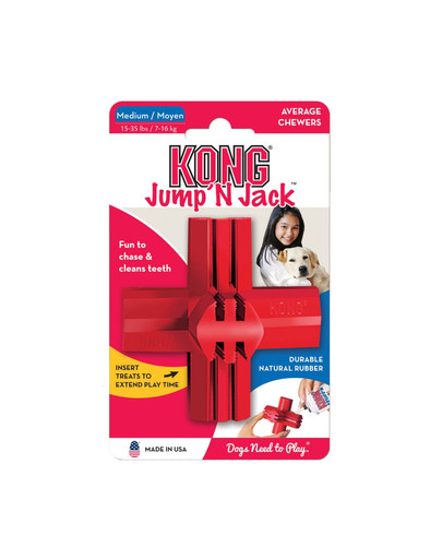 Zabawka kong jump'n jack medium 9 cm kj 2