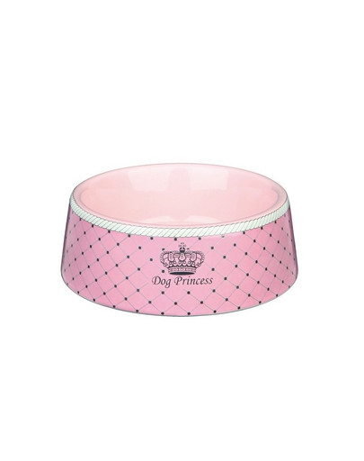 Miska ceramiczna dla psa 450 ml / 16 cm różowa