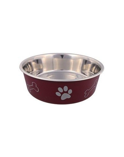 Miska metalowa z plastikową powłoką 0.25 l/ 12 cm