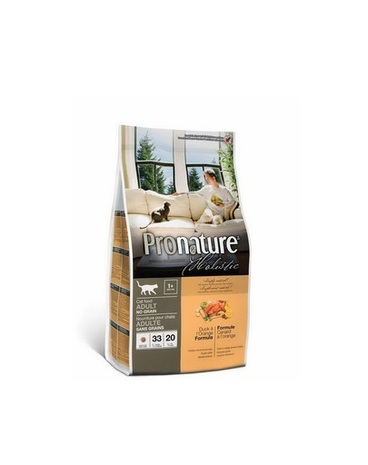 Pronature holistic cat duck al`orange 2.72 kg