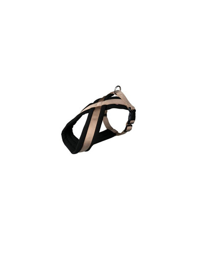 Szelki premium S - M 40–60 cm / 25 mm beżowe