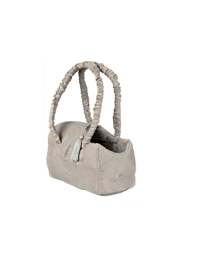 Torba transportowa king of dogs 14 x 20 x 30 cm beżowa