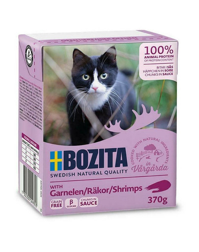 Kawałeczki mięsa w sosie z krewetkami 370 g
