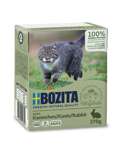 Kawałeczki mięsa w sosie z królikiem 370 g