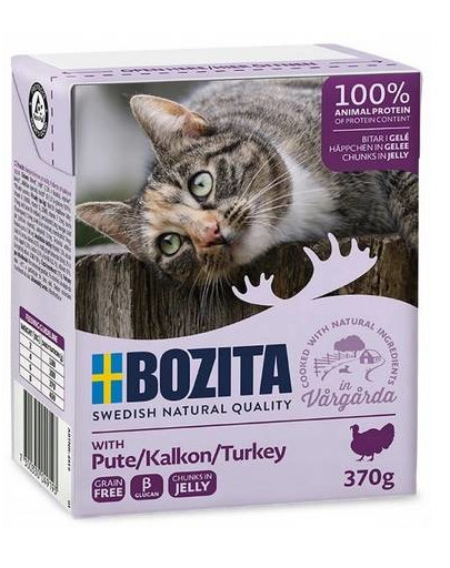 Kawałeczki mięsa w galaretce z indykiem 370 g
