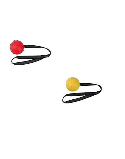 Piłka na sznurku z naturalnej gumy  5 cm/32 cm