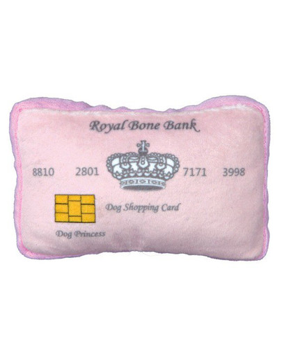 Karta kredytowa pluszowa "Princess" 12 cm