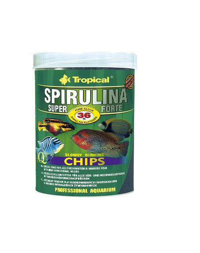 Super Spirulina Forte Chips  puszka 52 g / 100 ml