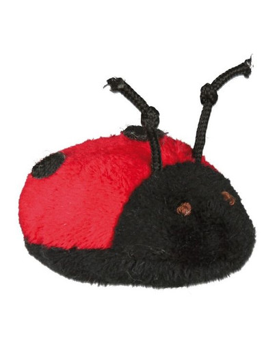 Zabawka biedronka pluszowa z dźwiękiem. 5 cm