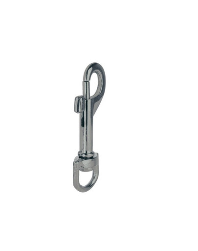Karabińczyk chromowany do smyczy 13 mm