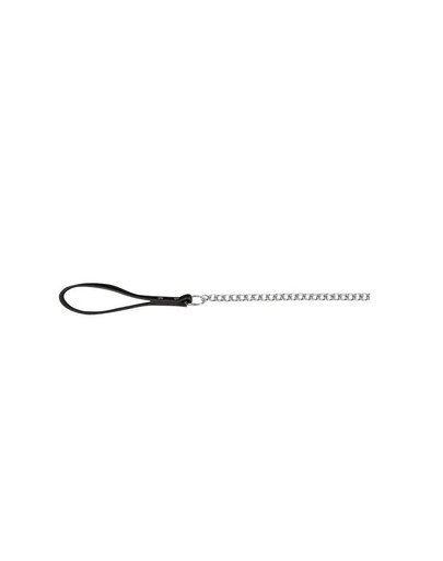 Smycz łańcuszkowa 1.00 m/3 mm czarna