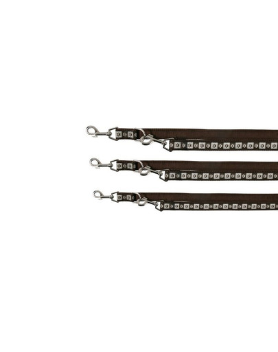 Modern Art Coffe smycz regulowana  XS 2 m/10 mm
