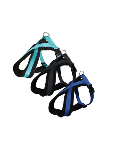 Premiuim szelki regulowane  XS  20–30 cm/10 mm czarne