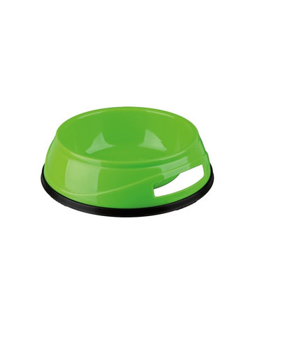 Miska ciężka plastikowa na  gumie 0.3 l /12 cm