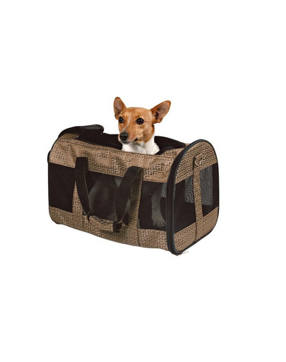 Torba na psa 50 x 30 x 27 cm brąz