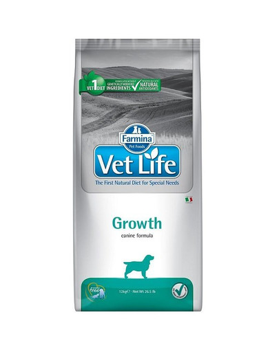 Vet life growth dog 12 kg