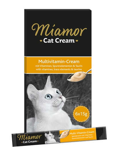 MIAMOR Cat Cream pasta multiwitaminowa 6 x 15 ml
