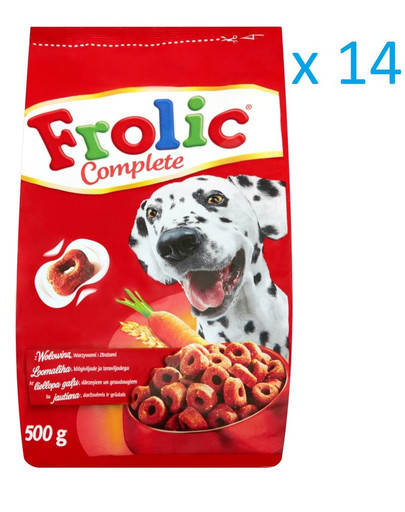 Wołowina i warzywa i zboża 0.5 kg x14
