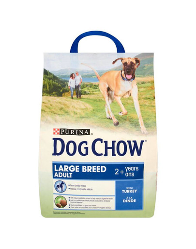 Dog Chow adult large breed indyk 2.5 kg
