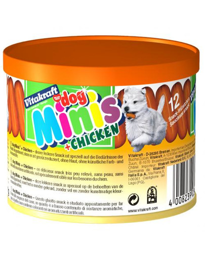 Dog Minis 120G/12 Szt Drób Kiełbaski