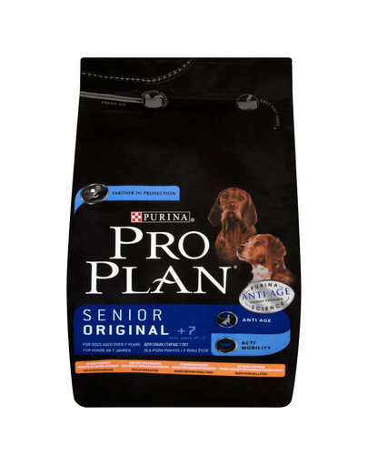 Pro Plan Senior Original Anti Age 7+ kurczak ryż 3 kg