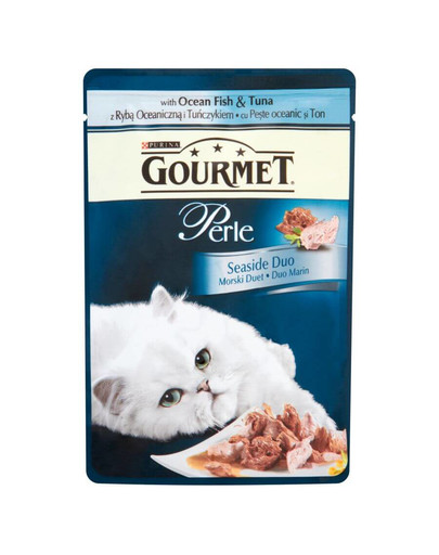 Gourmet Perle Ryba oceaniczna & Tuńczyk saszetka 85 g