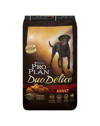 Pro Plan Dog Adult Duo Delice wołowina 10 kg