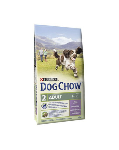 Dog Chow Adult Jagnięcina 14 kg +2,5Kg Gratis