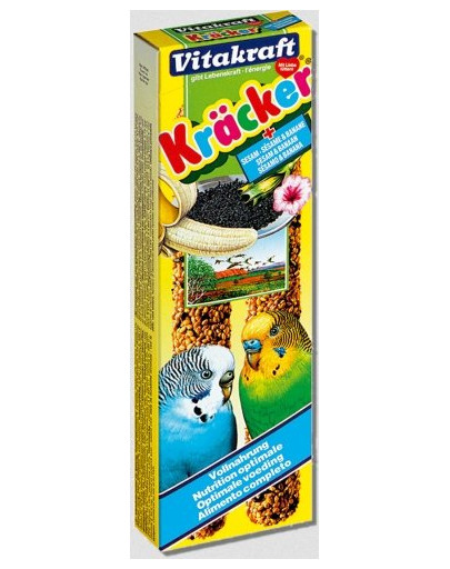 Kracker 2 Szt Dla Papugi falistej Sezam-Banan