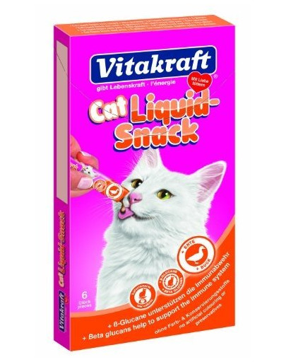 Cat Liquid Snack 6Szt Kaczka