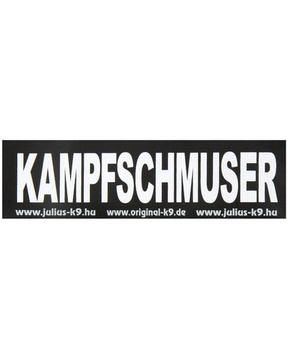 Julius-K9 velcro stickers. l. kampfschmuser
