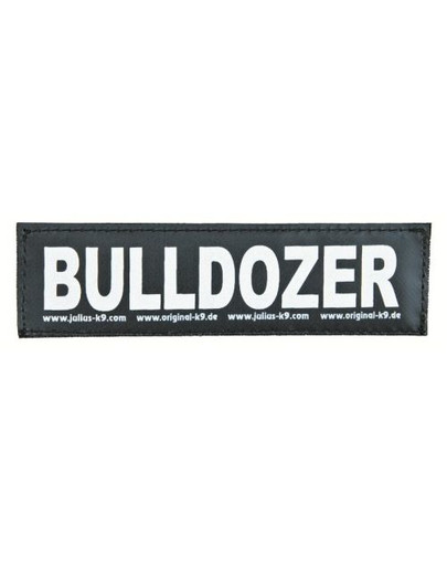 Julius-K9 velcro stickers. s. bulldozer