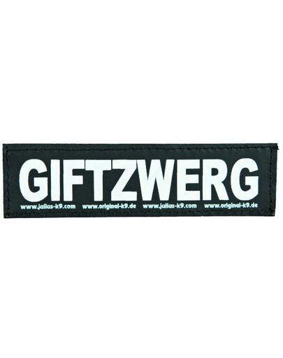 Julius-K9 velcro stickers. s. giftzwerg