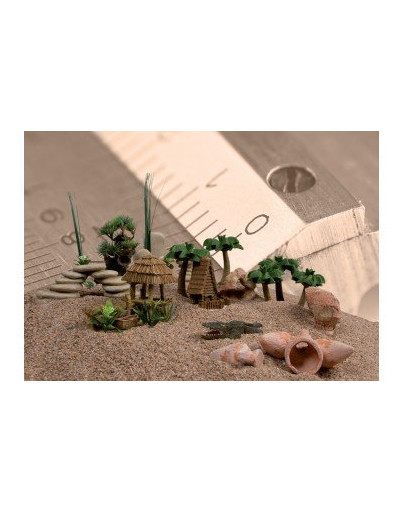 Ozdoba ponton bambusowy miniaturowa