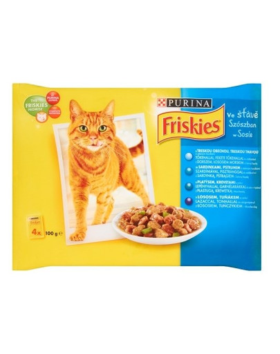 Multipak Adult z rybą w sosie 4x100 g