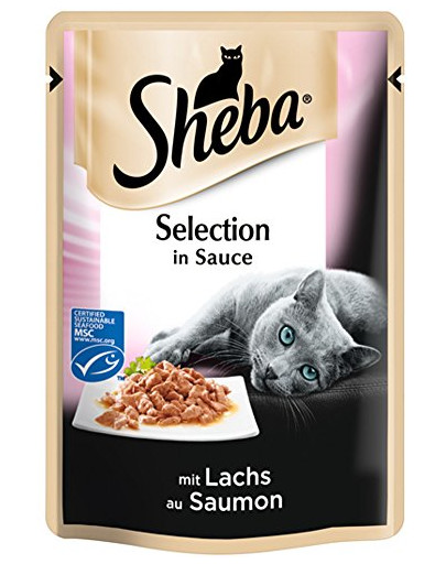 Cuisine z łososiem w sosie 85 g x 10 + 2 GRATIS!