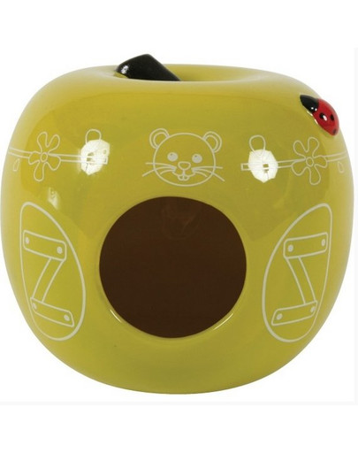 Domek Ceramiczny Jabłko Seledynowy