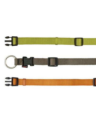 Obroża Premium. XS–S: 22–35 cm/10 mm pomarańczowa