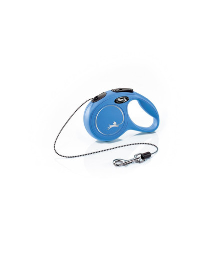 Smycz New Classic Cat XS Sznurek 3 m. Niebieska